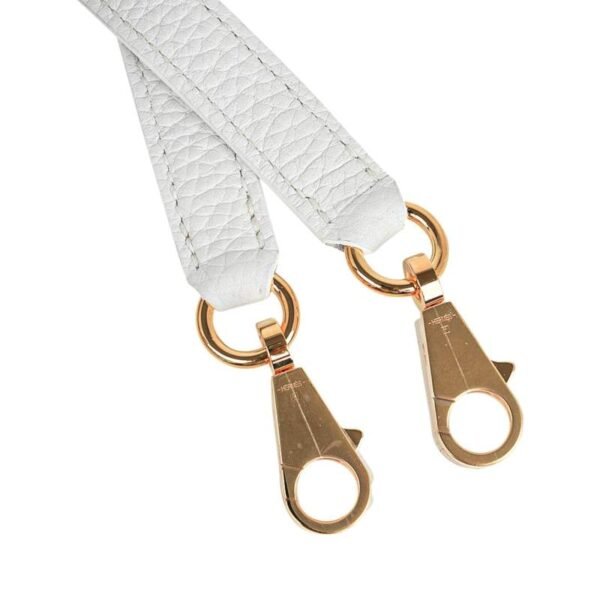 2E9D2DAC-C10E-9036-4AAA-F63D9A92D296.jpg Kelly 28 Retourne Bag White Clemence Leather with Gold Hardware
