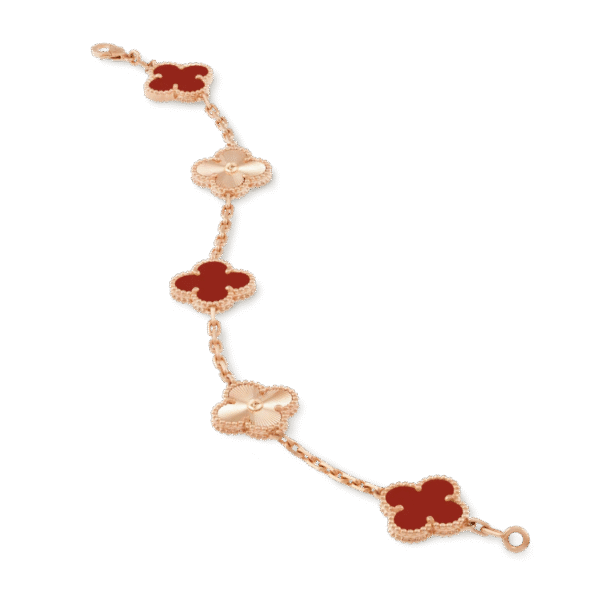 Vintage Alhambra bracelet, 5 motifs