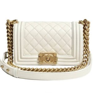 SMALL BOY HANDBAG - Gold Hardware