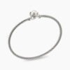 331255AD-C781-0191-FE02-DDE529E7DB29.jpg Petite Chatelaine® Bracelet Sterling Silver with Pearl, 3mm - 17cm