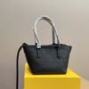 Fendi Leather Roll Mini Bag - Black