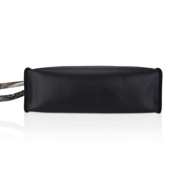 Herbag Zip 31 Bag Retourne Black Berline & Rouge Sellier Leather with Palladium Hardware