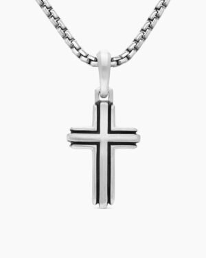 3402A7B9-8F0F-23DE-D6E3-DE05AF9FAC6D.jpg Deco Cross Pendant Sterling Silver
