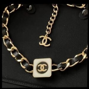 Black Double C Bracelet