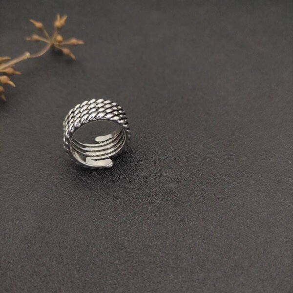 David Yurman Diamond Willow Serpentine Ring - 6