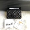 Chanel Lambskin 20Cm Class-Flap Bag 1116 Black