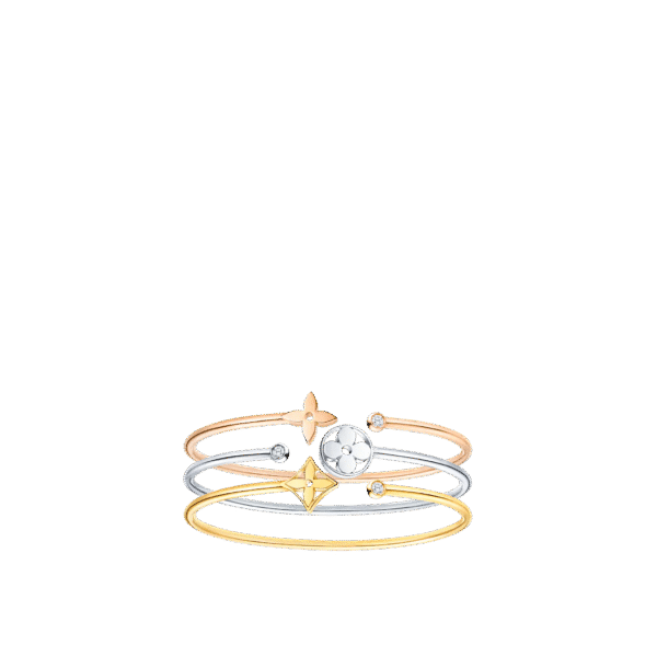 363DF195-EDD3-8BA6-DFBC-71F4524E6EC1.png Idylle Blossom Twist Bracelet, Pink Gold