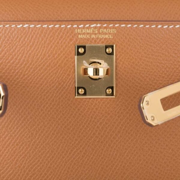 372A8289-C602-82C9-2F28-31FDB8CA61C9.jpg Mini Kelly 20 Bag Sellier Gold Epsom with Gold Hardware