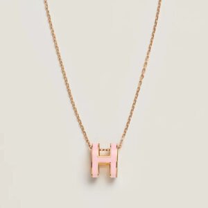 Pop H pendant - Rose Drag??e