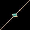 Color Blossom BB Star Bracelet, Yellow Gold, Amazonite and Diamond