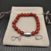 8MM Stretch Rock Crystal Bracelet