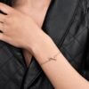 Volt Upside Down Bracelet, Pink Gold