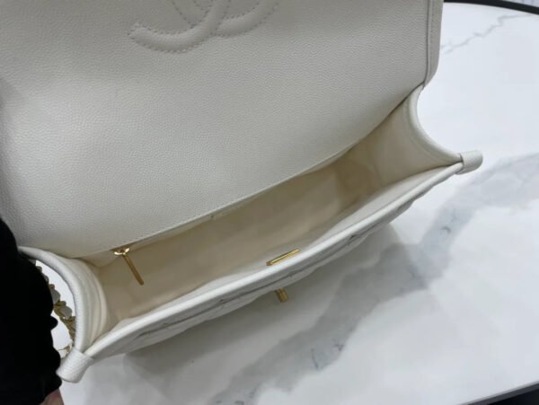 Chanel AS3653 22K Bag White For Women, Women&rsquo;s Bags 9.8in/25cm
