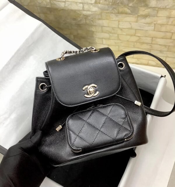 Chanel Small Affinity Backpack Black For Women, Women&rsquo;s Bags 9.8in/25cm