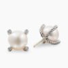 3D7A4C96-CB2E-EDFB-2B96-F985A15A91CA.jpg Pearl Stud Earrings Sterling Silver with Pearls and Diamonds, 14mm