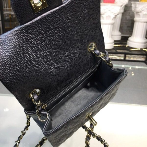 3D7A6765-5837-933A-D467-5358FE21DF2B.jpg Chanel Mini Flap Bag Caviar Black For Women, Women’s Bags, Shoulder And Crossbody Bags 6.7in/17cm A35200