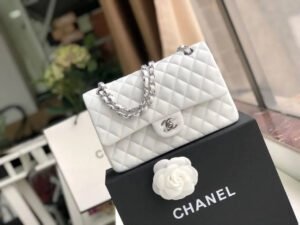 3E658C76-29BC-5835-7FB8-2F3EC53E073D.jpg Chanel Classic HandBag White For Women 9.9in/25.5cm A01112
