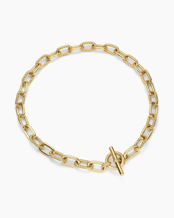 DY Madison&reg; Toggle Chain Necklace 18K Yellow Gold, 11mm