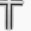 Deco Cross Pendant Sterling Silver