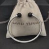 412D26B8-5B8C-4AF6-465C-56659A45902C.jpg Solari Cablespira® Bracelet Sterling Silver with Black Agate and Diamonds, 3mm