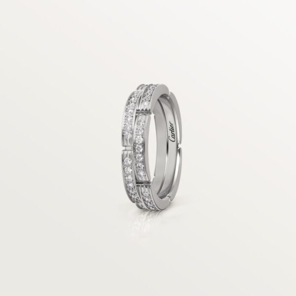 41E79A88-A044-025F-79DA-D034DA189333-1.jpg MAILLON PANTHÈRE THIN WEDDING BAND, 2 HALF DIAMOND-PAVED ROWS