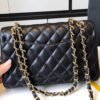 4263C467-2042-583F-90CA-6E592ECECC68.jpg Chanel Small Classic Handbag Lambskin & Gold Metal A01113