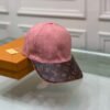New silk screen baseball Cap - Pink