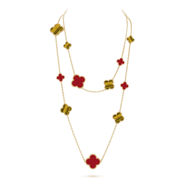 Magic Alhambra long necklace, 16 motifs