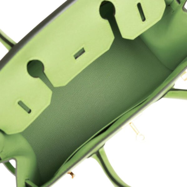 Birkin 25 Vert Criquet Epsom with Palladium Hardware