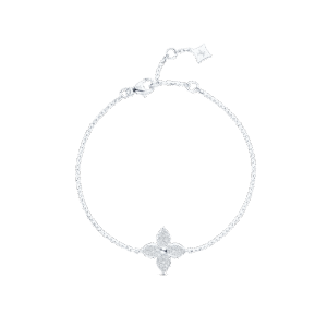 Star Blossom Bracelet, White Gold, Diamonds
