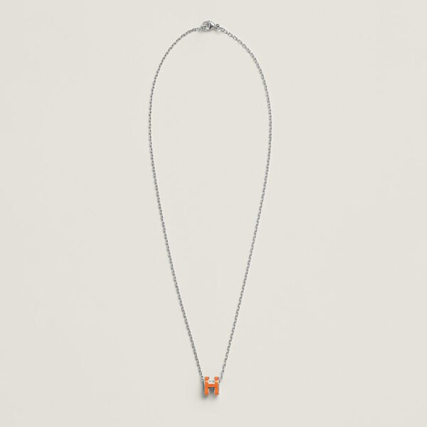 Mini Pop H pendant - Orange Soie
