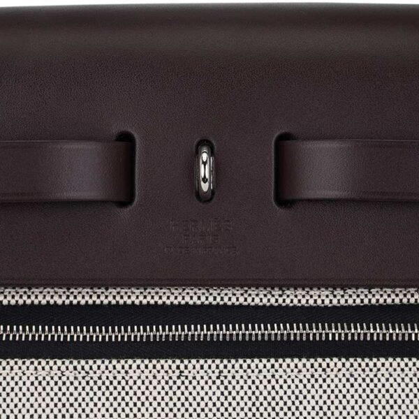 Herbag Zip 31 Bag Retourne Black Berline & Rouge Sellier Leather with Palladium Hardware