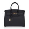 471CB74E-C04B-AD73-4528-5409E5CEE05D_4d7fc6e5-071f-416d-9afe-6fe7ecd3bc1e.jpg Limited Edition Birkin 30 Bag Plomb (Off Black) Togo Leather with Gold Hardware