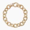 478DCDA6-3F01-DE1F-C076-D19F5AE3D100.jpg Oval Link Chain Bracelet 18K Yellow Gold, 12mm - 19cm