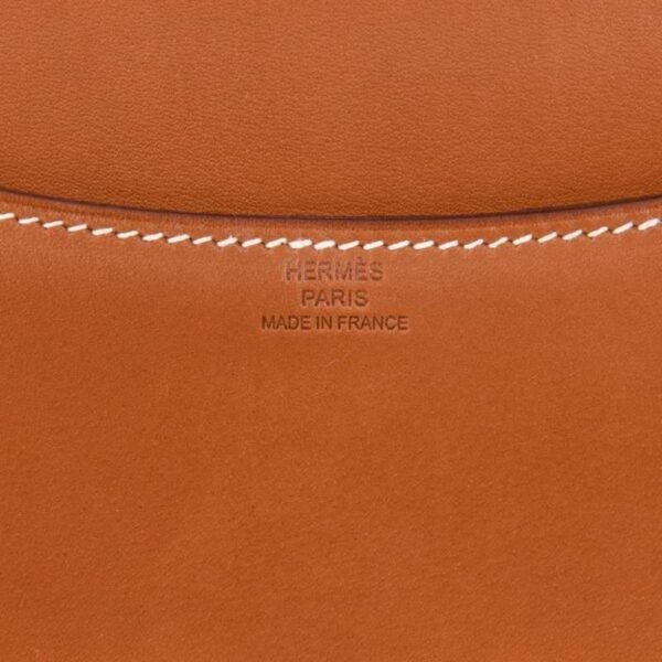 Constance Bag 18 Rare Fauve Barenia Leather Gold Hardware