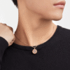 Bulgari Double Faceted Gemstone Necklace