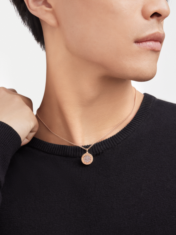 Bulgari Double Faceted Gemstone Necklace