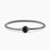 48AE97B6-8483-C5EC-FF7D-0EC8F2683F2C.jpg Petite Chatelaine Bracelet Sterling Silver with Black Onyx, 3mm - 17cm