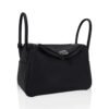 Lindy 26 Bag Black Clemence Leather with Palladium Hardware