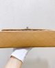 CHANEL Dark Beige Caviar Medium Classic Double Flap Bag