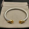4A0E7ACE-03B0-A702-921D-290BB51DEE03.jpg 5mm Cable Bracelet with Citrine & Diamond Accents