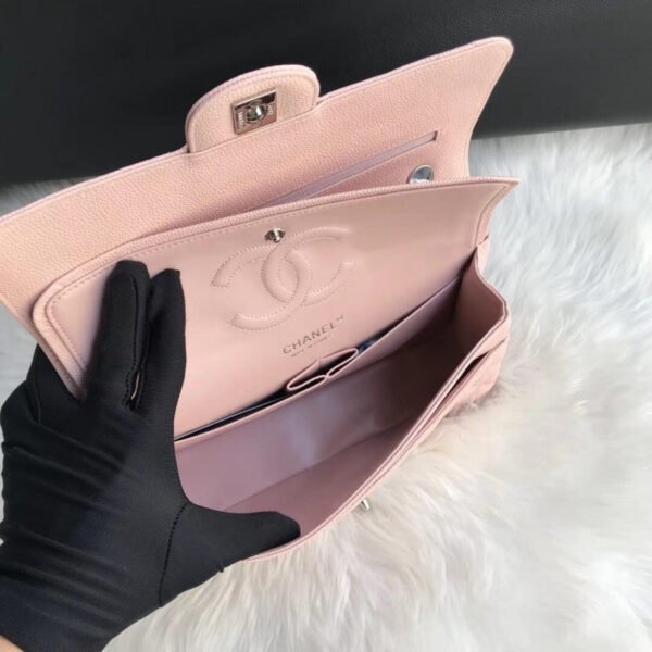 Chanel Caviar Calfskin Classic Flap Bag-Pink