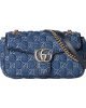 Gucci marmont 26 cm blue denim