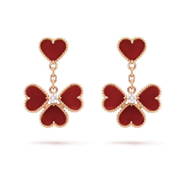 Sweet Alhambra effeuillage earrings