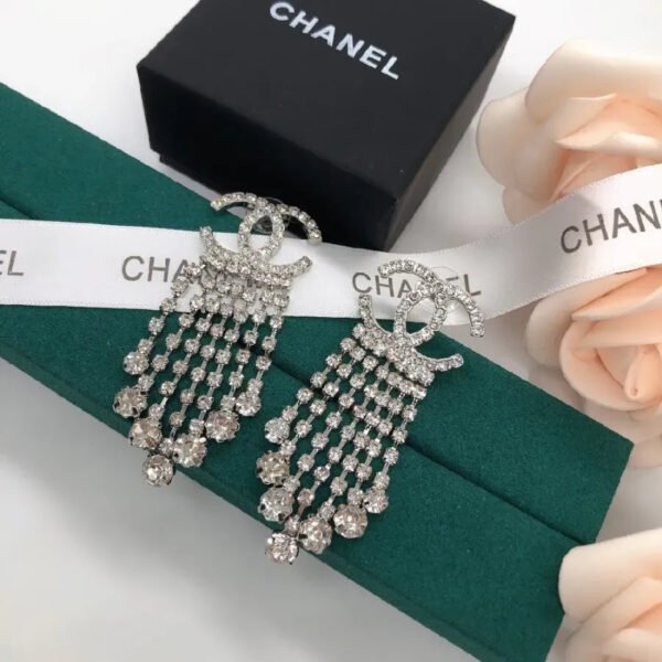 CC TRENDY TASSEL LONG EARRINGS