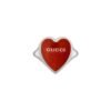 HEART ENAMEL RING