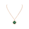 4FCA656D-B0D6-B64E-A471-DF832A905512.png Color Blossom XL Medallion, Pink Gold, Malachite and Diamond