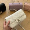 4FDA1000-7F69-8D0A-DCD3-9272DE5A7542.jpg Mini Flap Bag with Top Handle - Black
