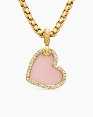 515B6112-3E57-C641-07F5-41BD27C5F0A6.jpg DY Elements® Heart Amulet 18K Yellow Gold with Pink Opal and Diamonds