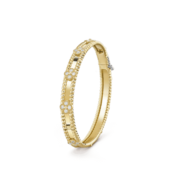 Perlee diamonds bracelet, 3 rows, small model